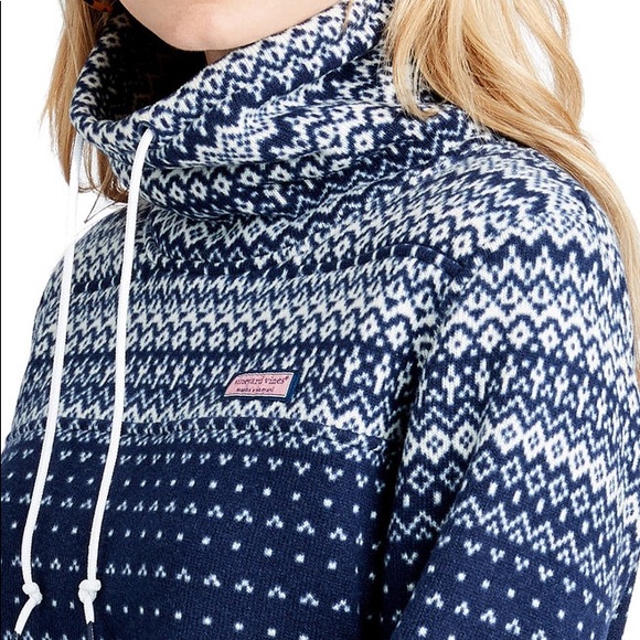 Vineyard Vines Sweaters - Vineyard vines Fair Isle Sweater Fleece Size XXS
